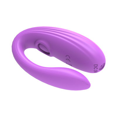 Invisible Wear Masajeador anal y del clítoris hecho de silicona médica U forma G Vibrator de puntos de sexo juguetes para mujer