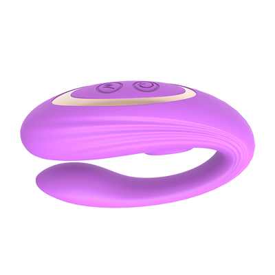 Invisible Wear Masajeador anal y del clítoris hecho de silicona médica U forma G Vibrator de puntos de sexo juguetes para mujer