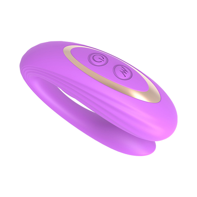 Invisible Wear Masajeador anal y del clítoris hecho de silicona médica U forma G Vibrator de puntos de sexo juguetes para mujer