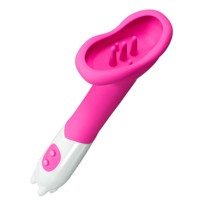 12 velocidades Vibrante de lengua Estimulador del clítoris Bomba de vagina Pinceo de masaje vaginal