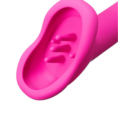 12 velocidades Vibrante de lengua Estimulador del clítoris Bomba de vagina Pinceo de masaje vaginal