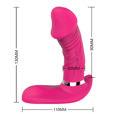 Punto G Invisible Mariposa Vibrante Dildos giratorios Calzoncillos Estimulador del clítoris Dildos Vibradores para mujeres