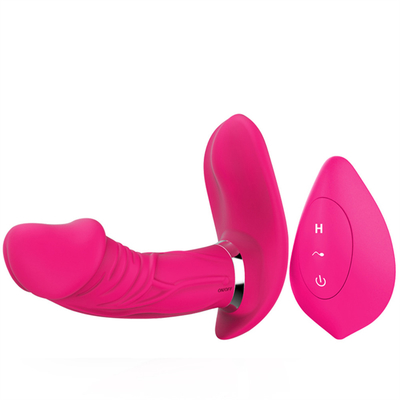 Punto G Invisible Mariposa Vibrante Dildos giratorios Calzoncillos Estimulador del clítoris Dildos Vibradores para mujeres