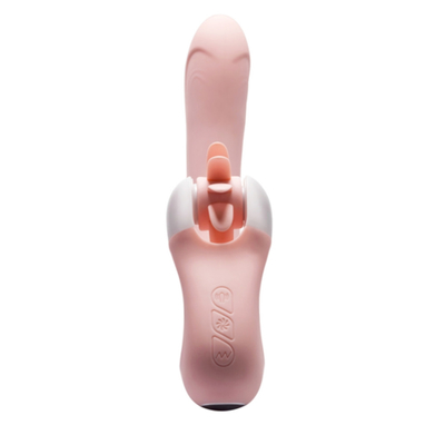 Lengua oral lamer el clítoris Vibrator de calefacción inteligente de rotación Lengua de juguete sexual Vibrator para mujeres