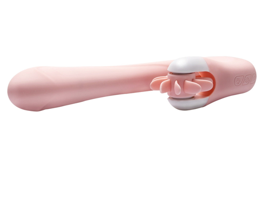 Lengua oral lamer el clítoris Vibrator de calefacción inteligente de rotación Lengua de juguete sexual Vibrator para mujeres