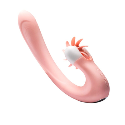 Lengua oral lamer el clítoris Vibrator de calefacción inteligente de rotación Lengua de juguete sexual Vibrator para mujeres