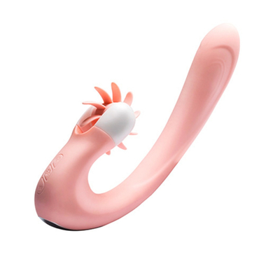 Lengua oral lamer el clítoris Vibrator de calefacción inteligente de rotación Lengua de juguete sexual Vibrator para mujeres