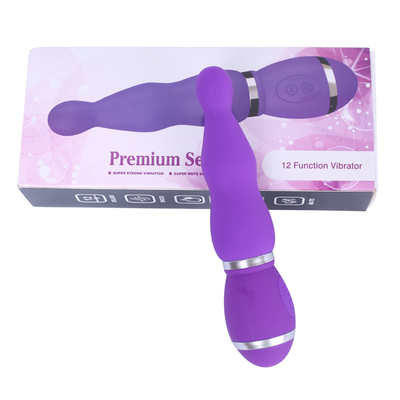 Masturbación femenina con rosca Masaje vaginal Vibrator juguete sexual