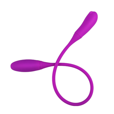 Vibradores anales dobles 6 Vibrator de puntos G de múltiples velocidades huevos Vibrator del clítoris recargable para pareja