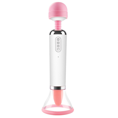 Dual Heed AV Varita Lamida de la Lengua Vibrator de Succión Vagina de Puta Masaje Vibrator de Masturbación Femenina