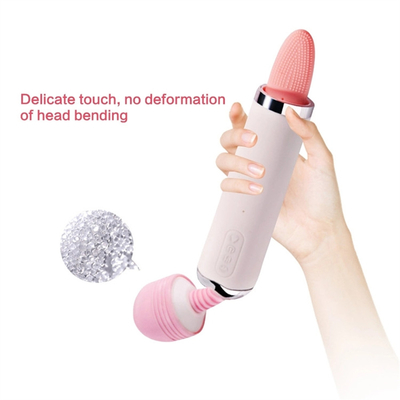 Dual Heed AV Varita Lamida de la Lengua Vibrator de Succión Vagina de Puta Masaje Vibrator de Masturbación Femenina