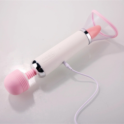 Dual Heed AV Varita Lamida de la Lengua Vibrator de Succión Vagina de Puta Masaje Vibrator de Masturbación Femenina