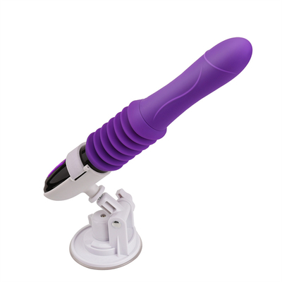 Vibración de 360 grados Recargable Vibrator de masaje del clítoris Vibrator de coño con stents para mujeres