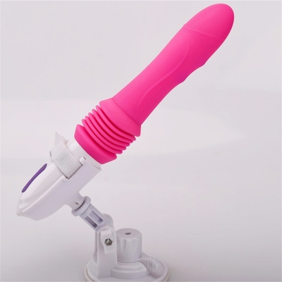 Vibración de 360 grados Recargable Vibrator de masaje del clítoris Vibrator de coño con stents para mujeres