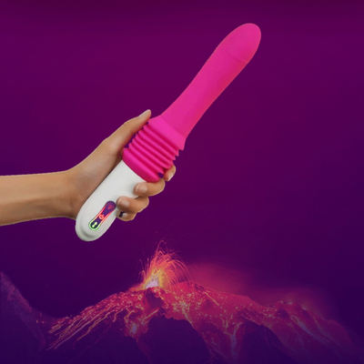 Vibración de 360 grados Recargable Vibrator de masaje del clítoris Vibrator de coño con stents para mujeres