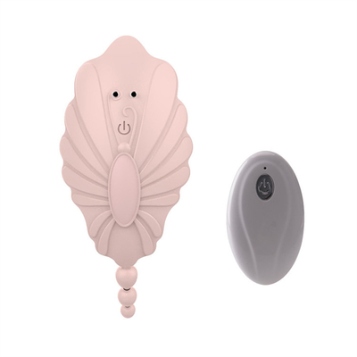 Vibrator inalámbrico de mujer control remoto huevo invisible saltando usar sombreador de mariposa tapa auto-consolación dispositivo adulto