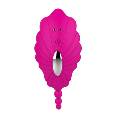 Vibrator inalámbrico de mujer control remoto huevo invisible saltando usar sombreador de mariposa tapa auto-consolación dispositivo adulto