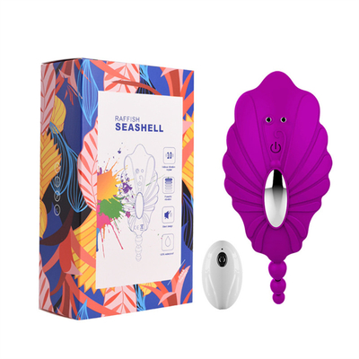 Vibrator inalámbrico de mujer control remoto huevo invisible saltando usar sombreador de mariposa tapa auto-consolación dispositivo adulto