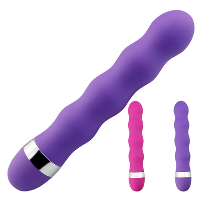 Vibrator de masaje de estimulación múltiple Vagina vibrante Dildo Estimulación del clítoris para mujeres