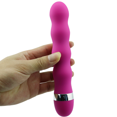 Vibrator de masaje de estimulación múltiple Vagina vibrante Dildo Estimulación del clítoris para mujeres