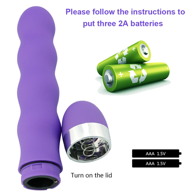 Vibrator de masaje de estimulación múltiple Vagina vibrante Dildo Estimulación del clítoris para mujeres