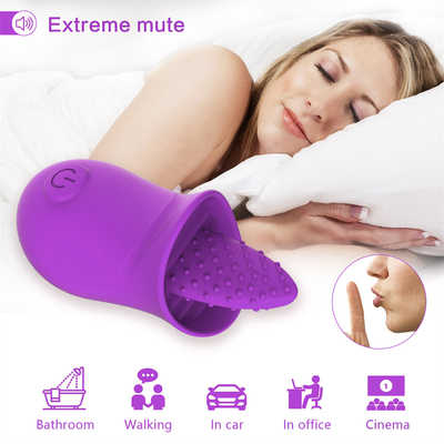 Vibrator de masaje de alta calidad de silicona recargable portátil para mujeres