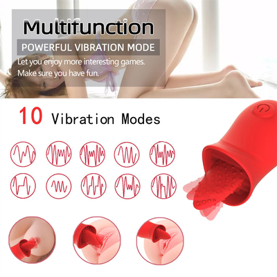 Vibrator de masaje de alta calidad de silicona recargable portátil para mujeres