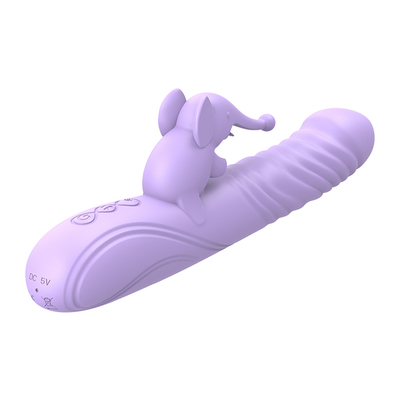 Vibrator de conejo de estiramiento de silicona estimulador de clítoris de punto G juguetes sexuales femeninos Vibrator de conejo para mujer vagina