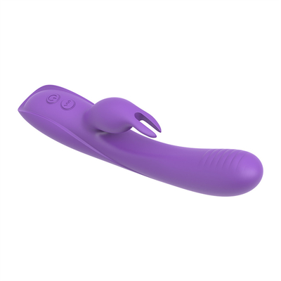 Nueva llegada Conejo Vibe Estimulador de Punto G 7 Velocidades Vibración Dildo Vibrator Juguete sexual para mujeres