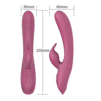 Nueva llegada Conejo Vibe Estimulador de Punto G 7 Velocidades Vibración Dildo Vibrator Juguete sexual para mujeres