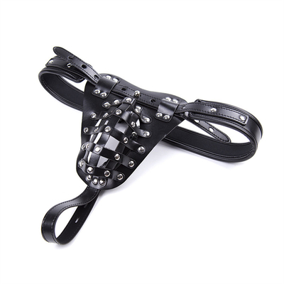 Juguete para adultos BDSM Conjunto de sexo masculino PU de cuero Ropa de escenario Ropa interior Bondage Gear Jeu Sexual Sexy Lingerie Bdsm Outfit Exot