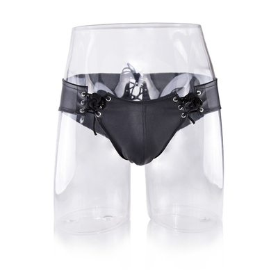 S&M Fetiche Sexo juguete PU Leather Bondage / ropa interior