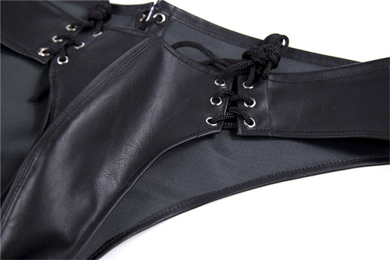 S&M Fetiche Sexo juguete PU Leather Bondage / ropa interior