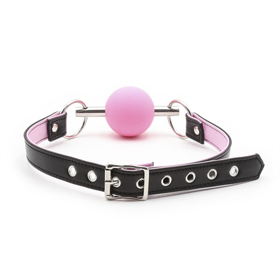 Silicona suave juguete de sexo BDSM esclavitud Plug bola boca abierta Gag