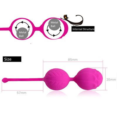 Entrenamiento de terapia de estrés vaginal de silicona Kegel Ball juguete sexual para mujer