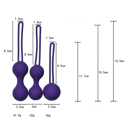 Entrenamiento de terapia de estrés vaginal de silicona Kegel Ball juguete sexual para mujer