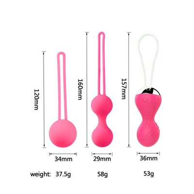 Exercicio de vagina Kegel de silicona Bola de Kegel de vagina para ejercicios del suelo pélvico femenino