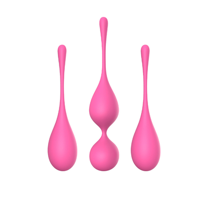 Siciliano suave Exercitador de suelo pélvico bolas de kegel apretamiento vaginal Pesos de kegel Exercitador de silicona bolas de kegel