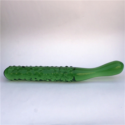Penis de cristal trasero anal Plug G-spot Masturbación del clítoris berenjena Vidrio para mujeres