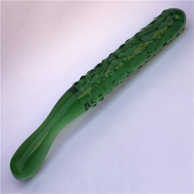 Penis de cristal trasero anal Plug G-spot Masturbación del clítoris berenjena Vidrio para mujeres