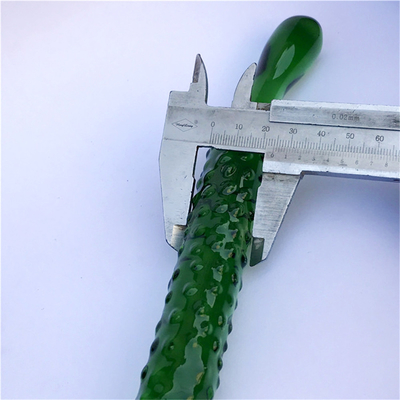 Penis de cristal trasero anal Plug G-spot Masturbación del clítoris berenjena Vidrio para mujeres