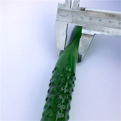 Penis de cristal trasero anal Plug G-spot Masturbación del clítoris berenjena Vidrio para mujeres