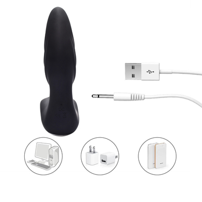 Control remoto Masajeador de próstata USB Cargador anal Vibrator juguete de próstata para hombres