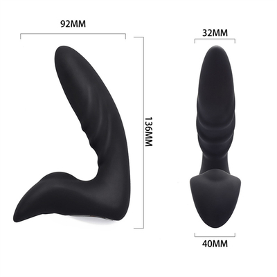 Control remoto Masajeador de próstata USB Cargador anal Vibrator juguete de próstata para hombres