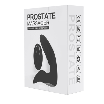 Control remoto Masajeador de próstata USB Cargador anal Vibrator juguete de próstata para hombres