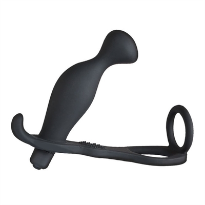 10 frecuencia doble penetración Plug anal Dildo trasero Plug vibrador para hombres correa en el pene Plug vagina juguetes sexuales para adultos
