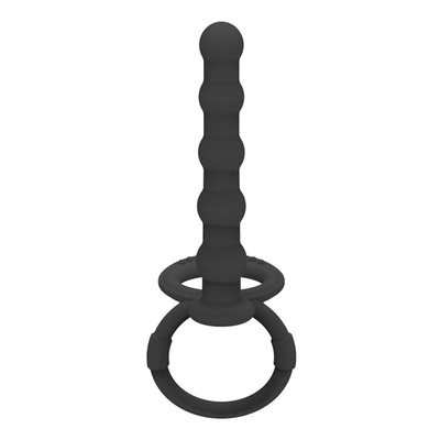 Juguete de sexo anal trasero Enchufe anal para parejas Anillos de pene Anillo de pene Ampliación de pene Jaula de pene Retardo de eyaculación Rin de pene