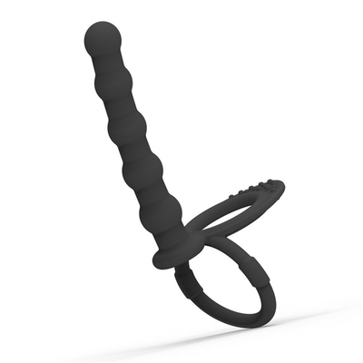 Juguete de sexo anal trasero Enchufe anal para parejas Anillos de pene Anillo de pene Ampliación de pene Jaula de pene Retardo de eyaculación Rin de pene