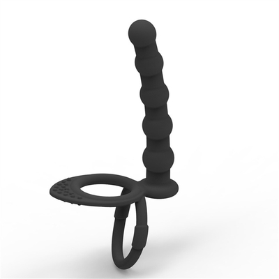 Juguete de sexo anal trasero Enchufe anal para parejas Anillos de pene Anillo de pene Ampliación de pene Jaula de pene Retardo de eyaculación Rin de pene