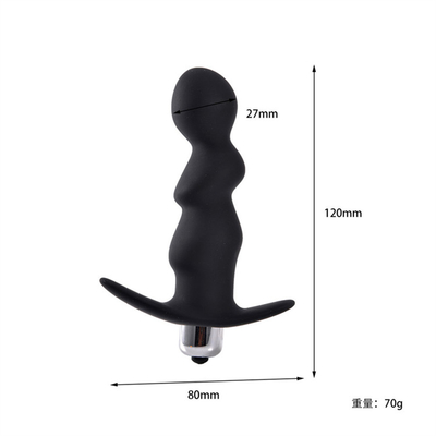 Dildo de silicona Vibrator masculino Masaje de próstata Plug anal G punto Butt Plug para hombres